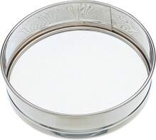 Fine-Mesh Stainless Steel Drum Sieve, 20.5 Cm Diameter For Kitchen - Silver - View 2