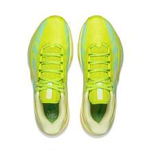 Li-Ning SHINING 3 V2 Men's Basketball Shoes, Dual BOOM Cushioning, TUFF RB Durable Outsole, Lightweight Low-Top Athletic Shoes, ABAW007 - Sky Yellow/Digital Green - View 5