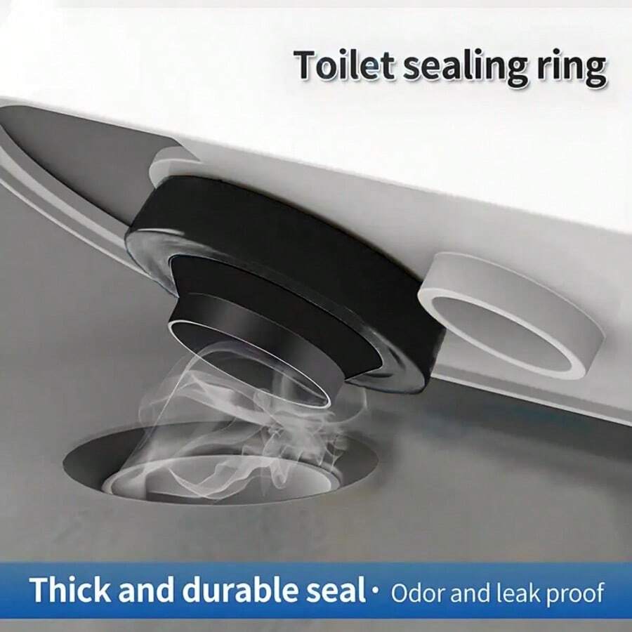 Toilet Wax Ring Flange Gasket Leak‑Proof Wax Seal Ring For Toilet Installation Bathroom Sewage Anti‑Odor Sealing Accessory Repair Replacement Part - A - View 1