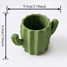 Ins Style Cactus Pen Holder, Fashionable & Cute Multifunctional Storage Box For Students And Office Desks, Keeps Desktop Organized - Multicolor - View 5