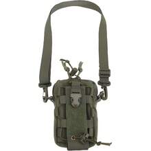 Bolsa Compacta para Cintura al Aire Libre, Portabotellas de Agua, Bolsa para Teléfono con Correa para el Hombro para Acampar, Senderismo, Pesca - Verde militar - Ver 2