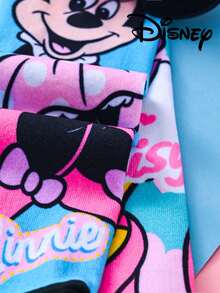 1 Pair Disney Kids Mid-Calf Socks 3D Cute Minnie Daisy Socks, Fun Christmas Gift For Autumn/Winter - Multicolor - View 9