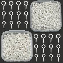 150/300 Multi-Size Screw Eye Pins, Mini Screw Eye Nails, Suitable For Handmade Crafts, Cork Bottles And DIY Jewelry Making - Sheep Eye Nail - View 9