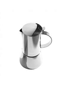 CAMRY Espresso Maker, Stovetop Espresso Pot, Coffee Percolator - Classic Design, Durable Construction, Compact - Silver - View 8