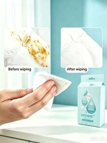 Mini Portable Non-Woven Wet Wipes, Suitable For Daily Cleaning And Hygiene, 8 Pieces Per Pack, Also Suitable As Gifts And Party Favors For Holidays And Gatherings. - Multicolor - View 7