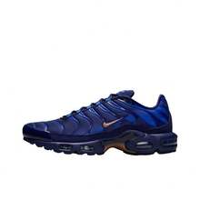Nike * Federasi Sepak Bola Prancis Air Max Plus OG Sepatu Lari Tim Sepak Bola Prancis, Pria, Hitam/Biru - Biru - View 16