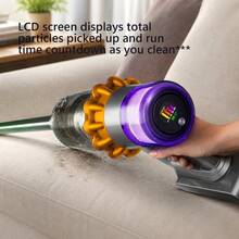 Dyson V15s Detect Submarine Cordless Wet & Dry Vacuum, Yellow/Nickel, 60 Min Runtime, LCD Screen, Anti-Tangle Pet Hair Tool, Hard Floor Washer, Multi-Surface Cleaner - US A Type Plug(220-240V) - View 7