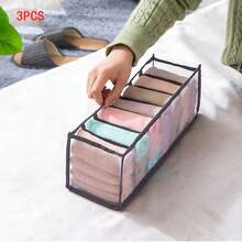 5pcs Fabric Drawer Dividers Storage Organizer Boxes, Multi-Compartment Storage Bins, Suitable For Baby Socks, Underwear And Nursery Small Items - Multicolor - View 26
