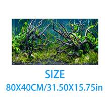 Aquarium Underwater Background, Fish Tank Sticker, Suitable For Freshwater/Saltwater Fish Tank, Shrimp, Aquarium Decoration Vinyl Mural, Removable Without Residue - A - View 43