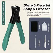 4 Colors Professional Stainless Steel Hard Toenail Clippers, Extra Large Opening For Easy Trimming, High Quality Durable, Ergonomic Easy Grip, Waterproof Ultra Sharp, Suitable For Thick Hard Toenails, Classic Style - Multicolor - View 11