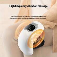 Wireless Heated Knee Massager, Relieves Joint Stiffness And Discomfort, 3-Level Heating And Vibration Function, LED Touch Control, Features Heating Function, 3 Vibration Modes, 3 Heating Levels, Equipped With LED Screen And Adjustable Strap, Perfect Gift For Adults, Mothers, Women And Men - Multicolor - View 9