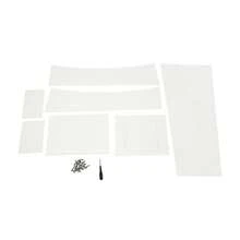 Lectern Podium Stand 60*45cm Top Speaking Lectern Acrylic Standing Lectern 110cm - White - View 2