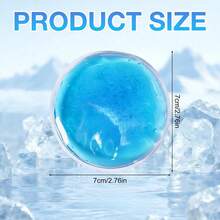 4/8 Pcs Mini Gel Ice Packs Hot Cold Eye Compress For Skin Care, Reusable Small Ice Packs For Injuries Face Eye Cooling Gel Pads - Thickened Version - View 8
