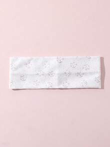1-5件/組時尚女款碎花蝴蝶結格紋貓咪印花柔軟防滑髮箍，彈性瑜伽運動髮飾，適合日常穿搭與多種場合 - 彩色 - 查看 7