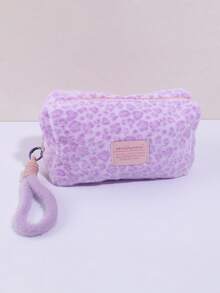 1PC Sweet Portable Heart-Shaped Storage Bag, Exquisite Desktop Decoration, For Storing Cosmetics And Study Supplies, Vintage Valentine's Day Gift - Multicolor - View 35