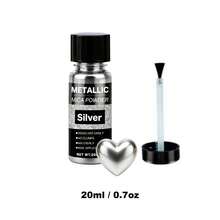 6PCS/1PC Metallic Mica Powder, Brushed Bottle Of Mica Powder, Resin Dyes, Resin Color Pigments For Making Epoxy Resin, Clay, Jewelry, Candles, And Paints, Available In 20ml Six Colors. - Multicolor - View 15