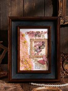 10pcs Hollow Classical Frame Stickers, Vintage Creative Aesthetic Decals, DIY Decoration Collage Craft Supplies, Holiday Gift, Personalized Scrapbook School Stationery - W.P. - View 9