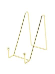 1pc Black Metal Tablet Display Stand, Iron Tabletop Easel Holder, Desktop Display Rack For Tablet PC Photo Frames Decorative Plates Artwork Books Home Office Desk Organization - Multicolor - View 18
