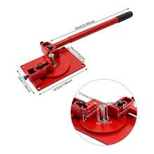 Manual Rebar Bender,Metal Rod Bar Bender,Manual Rebar Bending Machine For Steel - Red - View 3