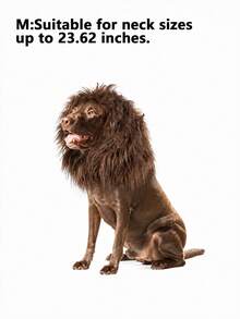 Pet Lion Mane Wig Hat With Ears, Suitable For Dogs, Halloween Costume Headpiece, Pet Outfit, Cute Animal Style Hat, Fun Party Accessory For Cats And Puppies, Holiday Dress-Up Gear, Photo Prop, Holiday Celebration, Puppy Accessory Set - Multicolor - View 12