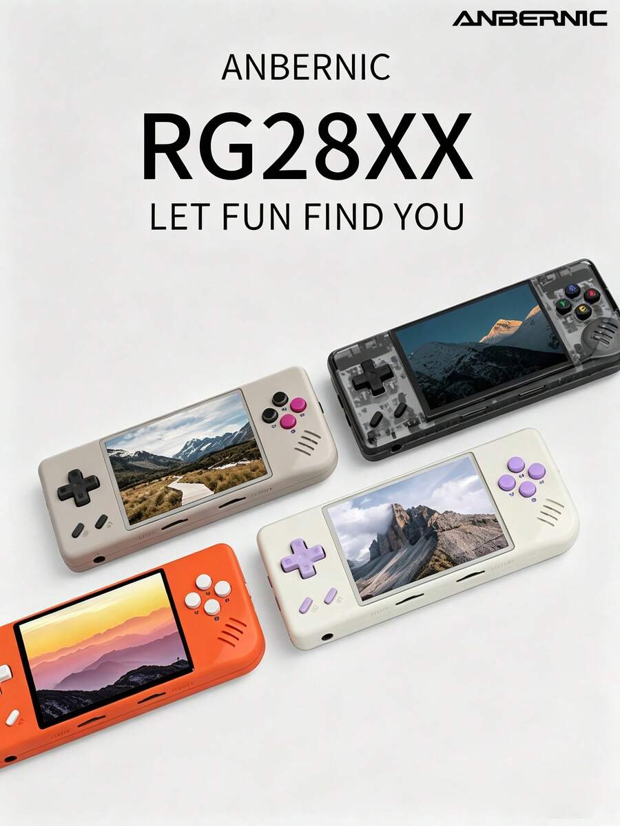 ANBERNIC RG28XX Retro Handheld Game Console | HD IPS Screen | Multi-Emulator Support | Portable Nostalgic Handheld