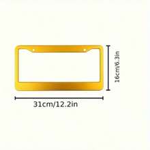 2pcs Durable Aluminum Alloy License Plate Holder, With Easy-To-Install Accessories, For Stylish Riding - 2pcs - View 2
