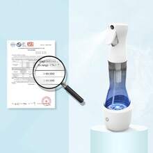 PANDA GL-601 Multifunctional Ozone Sprayer, 3-In-1 Fruit & Vegetable Purifier, Portable Ozone Water Generator, Suitable For Home Cleaning Appliances, Kitchen Deodorization, Pet Deodorization And More - White - View 9