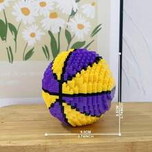 550pcs Building Blocks Trophy Model, World Football Championship Trophy Model, Home Decor & Collection, Football Fan Gift, Holiday/Christmas Gift - Multicolor - View 4