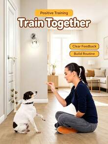 Dog Toilet Training Bell Rope, Hanging Bell With Copper Bell, Anti-Bite Braided Rope, Suitable For Puppy Toilet Training, Doorbell Training For Going Out, Pet Supplies - Multicolor - View 10