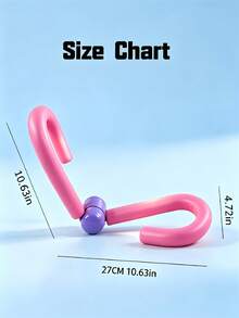 1-2 Pcs Leg & Pelvic Floor Trainer, Thigh Trimmer For Leg Slimming And Muscle Training. Compact & Easy Storage, Compatible With Yoga Mats. Great For Women And Yoga Enthusiasts, Suitable For Home, Gym And Dorm Use. - A - View 3