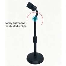 Adjustable Rotating Phone Stand, Phone Video Live Streaming Stand, Easy Standing, Phone Holder, Gift, Present, Fixed Stand With Rotating And Height Adjustable Desktop Phone Holder, Multi-Angle Adjustable Live Streaming And Recording Phone Support Stand, Desktop Slouchy Person Binge-Watching Online Course Short Video Recording Phone Holder, 360 Degree Rotating Base Adjustable Height Phone And Tablet Universal Stand, Home Office Dormitory Desktop Phone Placement Base, Streamer Recording Video Desktop Stand - Multicolor - View 7