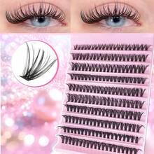 رموش صناعية فردية مجزأة بتجعيد C Curl، طول 8-16 مم، لتمديد الرموش DIY، مجموعات رموش فردية - B - مشاهدة 5