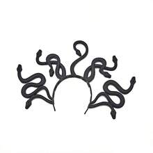 1pc Fashionable Personalized Realistic Snake Headband, Exquisite Role Play Prop, Snake Woman Headpiece - Multicolor - View 10