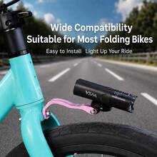 VXM Folding Bike Light Mount Front Light Bracket Pig Nose Light Holder Compatible With Dahon P8, Wind 412, Xiaobu - Multicolor - View 3