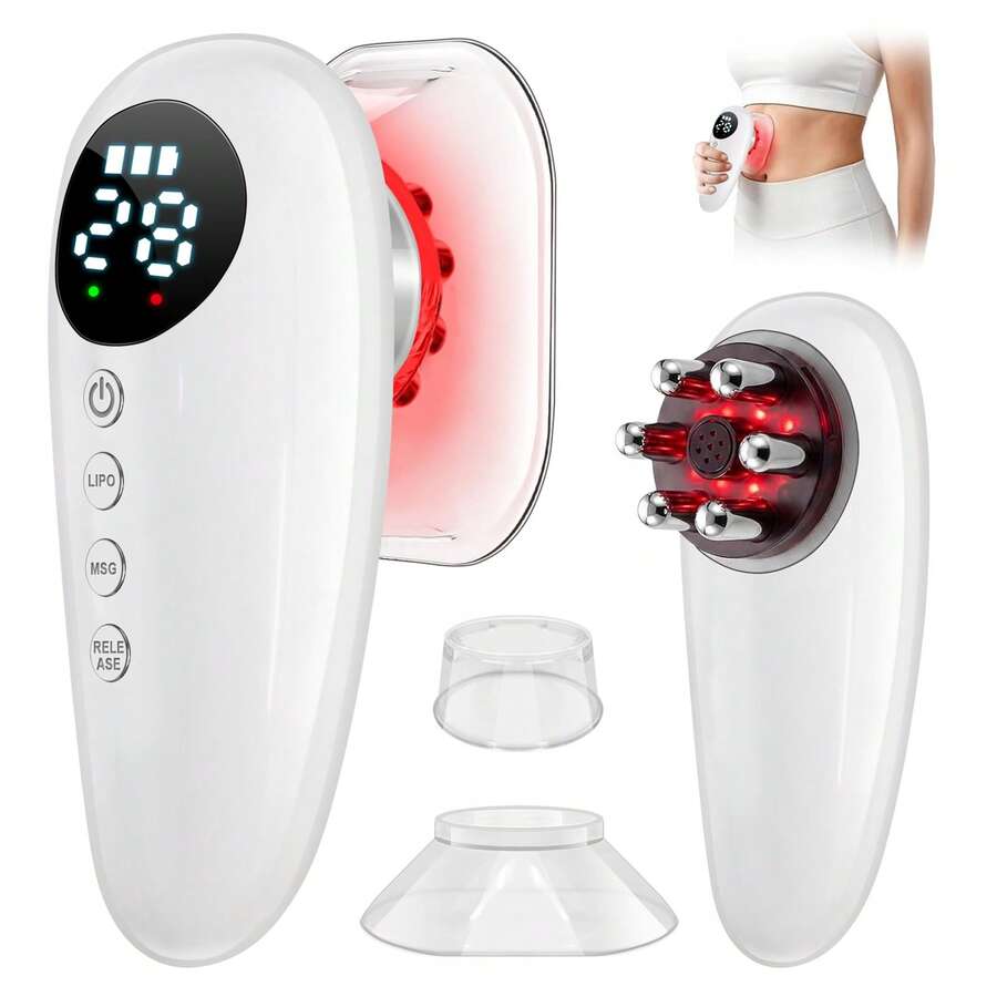 Electric Body Massage And Beauty Device, Intelligent Moxibustion And Scraping Massage Tool, Suitable For Abdomen, Arms, Legs, Waist And Back. Ideal Gift For Festivals.