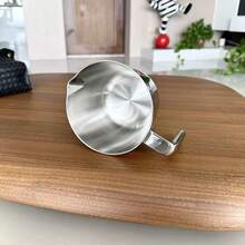 304 Stainless Steel Milk Pot, Creative Shaped Milk Pot, Deep Ramen Pot For Home Use, Gas Stove And Induction Cooktop Compatible, Thickened Shaped Milk Pot Baking Measuring Cup Heating Multi-Purpose Pot - View 6