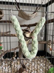 1pc Flexible Climbing Toy, Suitable For Sugar Gliders And Small Animals, Portable Platform And Climbing Rope Toy, Suitable For Hamster Cage, Suitable For Resting And Playing - View 2