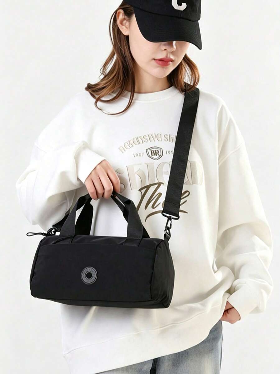 Women's Small Multifunctional Crossbody Bag, Solid Color Lightweight Mini Fitness Travel Bag, Multi-Purpose Shoulder Handbag, Suitable For Work, Shopping, Daily Outings - Multicolor - View 1