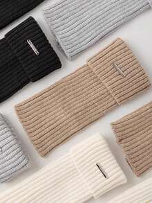 5 Pairs Random Women's Autumn/Winter Socks, Decorative Warm Vintage Preppy Style Leg Warmers, Suitable For Daily Street Wear - Multicolor - View 7