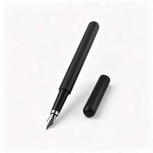 Magnetic Closure Metal Fountain Pen, Matte Metal Barrel F Nib, Office School Writing Gift - 558 - View 7