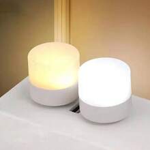 10pcs Random Color USB Night Light, Compact LED Bulb, Portable Mini Lighting, Ambient Lighting, Decorative Light, Mini USB Light Suitable For Car, Bedroom, Bathroom, Hallway - A - View 4