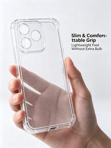 透明氣囊手機殼，適用於 Honor 400 Smart 5G、400 Pro、400、400 Lite、Magic7 Lite、Magic6 Lite、Magic5 Lite、X5C、X5C PLUS、X9c、X9c Smart、X9b、X9a、X9d、X8d、X8b、X8c、X8a、X8、X7d、X7c、X7b、X7a、X6d、X6c、X6b、X6a、X6、X5b Plus、X5b、200、200 Pro、200 Lite、200 Smart。具備鏡頭保護、防指紋、高透明度、防黃變功能。防止日常碰撞，保護手機背蓋與邊框。TPU 材質，輕巧柔軟。 - 無色 - 查看 8