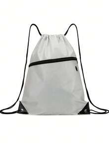1pc Lightweight Drawstring Toiletry Bag, Large Capacity, Suitable For Swimming Or Sports/Gym Use - Multicolor - View 8