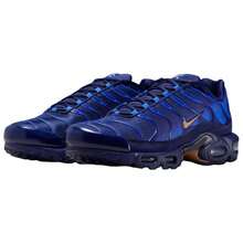 Nike * Federasi Sepak Bola Prancis Air Max Plus OG Sepatu Lari Tim Sepak Bola Prancis, Pria, Hitam/Biru - Biru - View 3