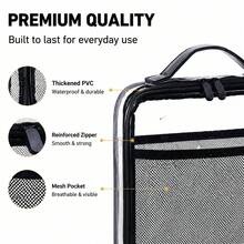 2 Packs Large Clear Toy Storage Bags, Reusable PVC Toy Organizer Bags With Zipper, Portable Storage For Building Blocks, Board Games, Puzzles And Kids Toys, Home & Travel - View 4