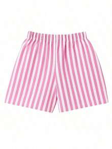 Women Two-Piece Outfits - VINO T-shirt+ROSA Shorts - View 3