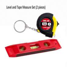 Spirit Level And 1m Keychain Tape Measure Combo Set, Multi-Color Mini Torpedo Bubble Level, Portable Retractable Ruler DIY Handcraft Measuring Tool - Spirit Level - View 13