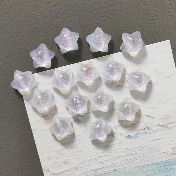 5/10/15pcs Resin Five-Pointed Star Fridge Magnets, Whiteboard Message Board Decorative Magnetic Stickers - Creative Decorative Magnetic Stickers, Suitable For Home Decor And Gifts, Birthday Gifts, Christmas Gifts