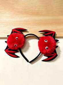 Halloween Plush Bat Headband - Multicolor - View 9
