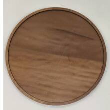1pc Wooden Tray For Storing And Serving Food, Snacks, Drinks, Sushi, Steak, Pizza, Desserts, Cakes, Bread, Breakfast Tray, Coffee Tray, Tea Tray, Charcuterie Board - Maroon - View 7